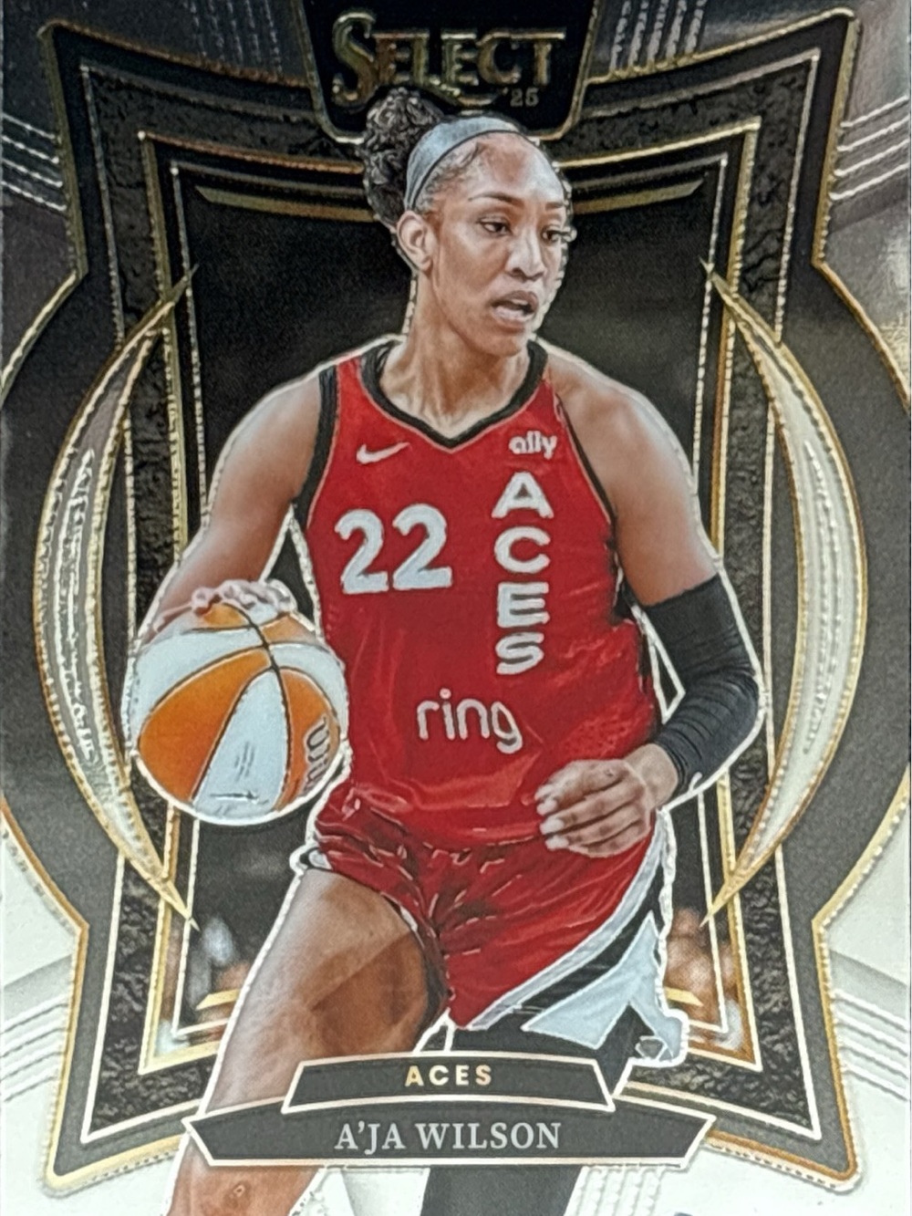 Panini Select A'ja Wilson Aces WNBA Card